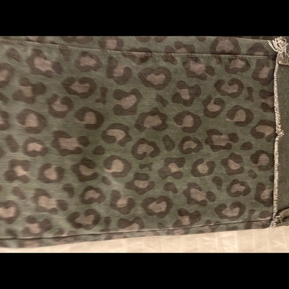 Oneteaspoon green leopard starlight jeans - Picture 2 of 3